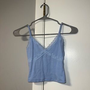 Garage blue lacy tank!!💙